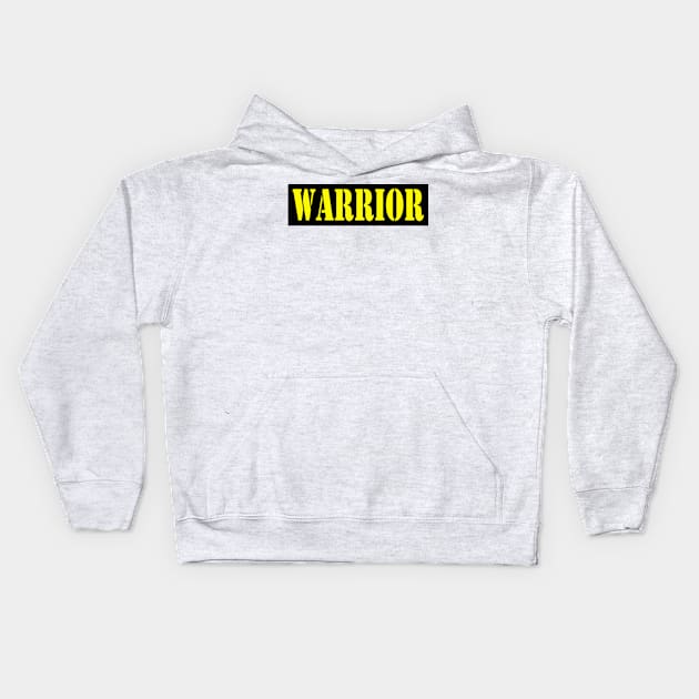 WARRIOR Kids Hoodie by RENAN1989